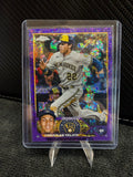 Topps 2023 Chrome Christian Yelich Brewers - Purple Speckle Refractor #109/299